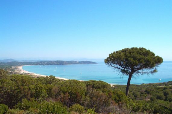 vue plage de Pampelonne