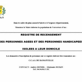 Registre recensement
